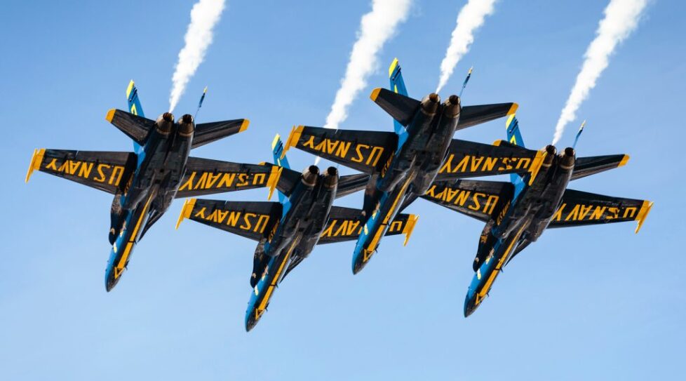 blue angels banner